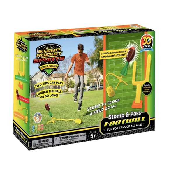 Stomp Rocket Stomp & Pass Football - Picture 1 of 6